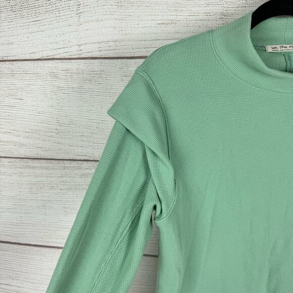 We The Free Green Long Sleeve Blouse - Picture 3 of 6